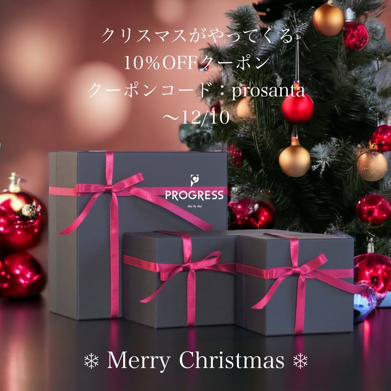 クリスマスクーポン【10％OFF】