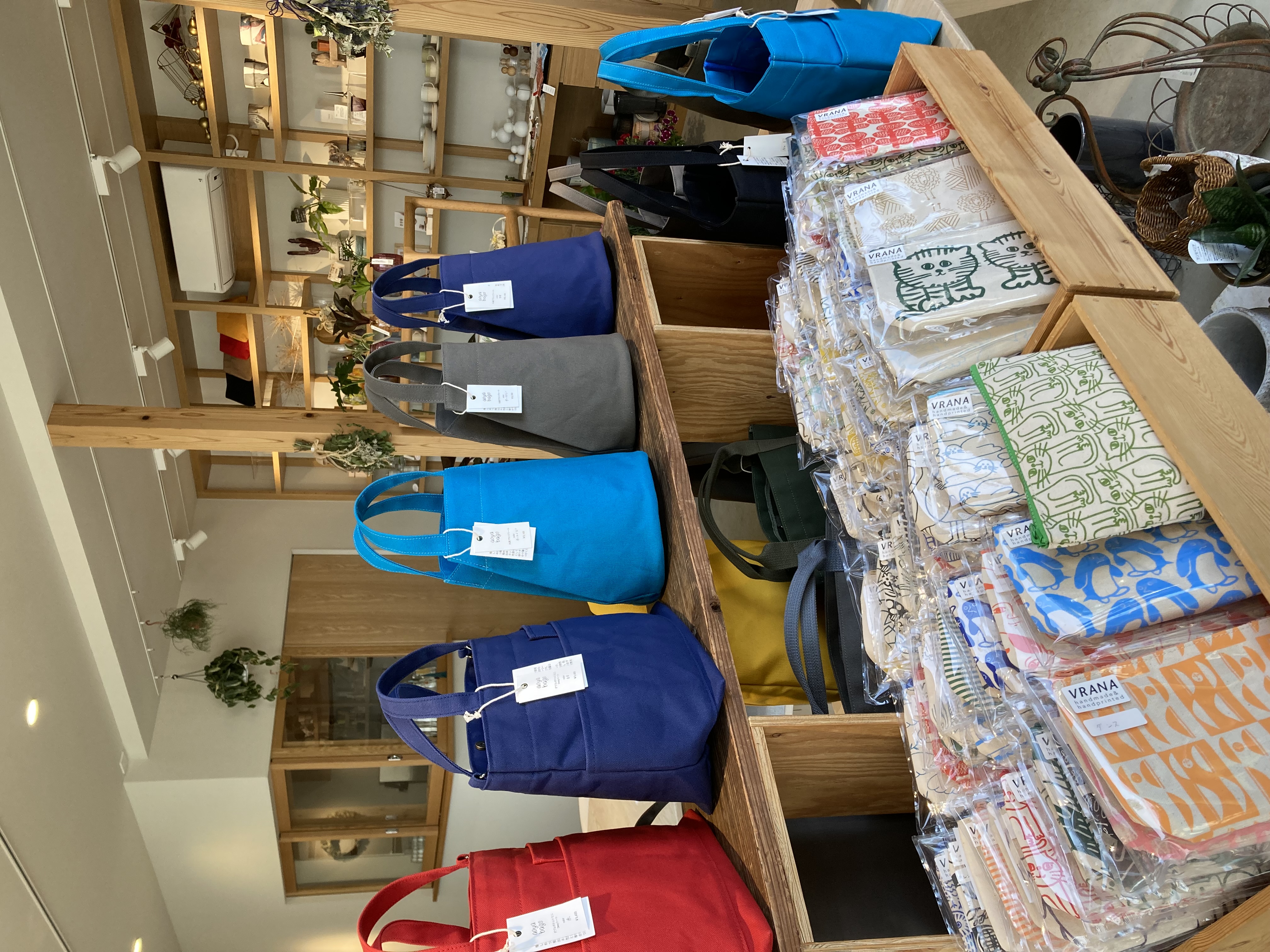 「aoya bags／VRANA 帆布かばん&布製品展」のおしらせ