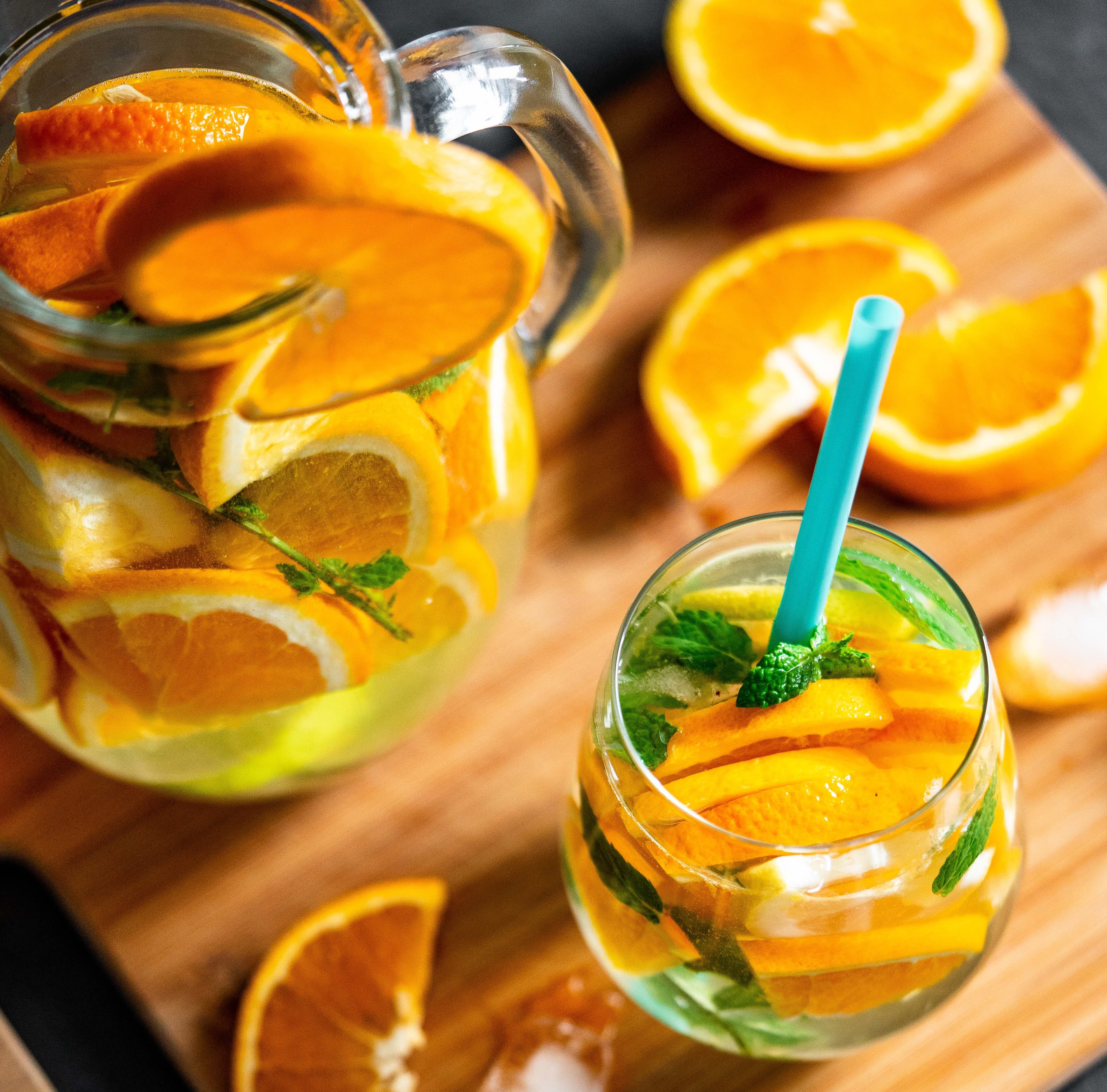朝に🍊を食べてもシミにはならない