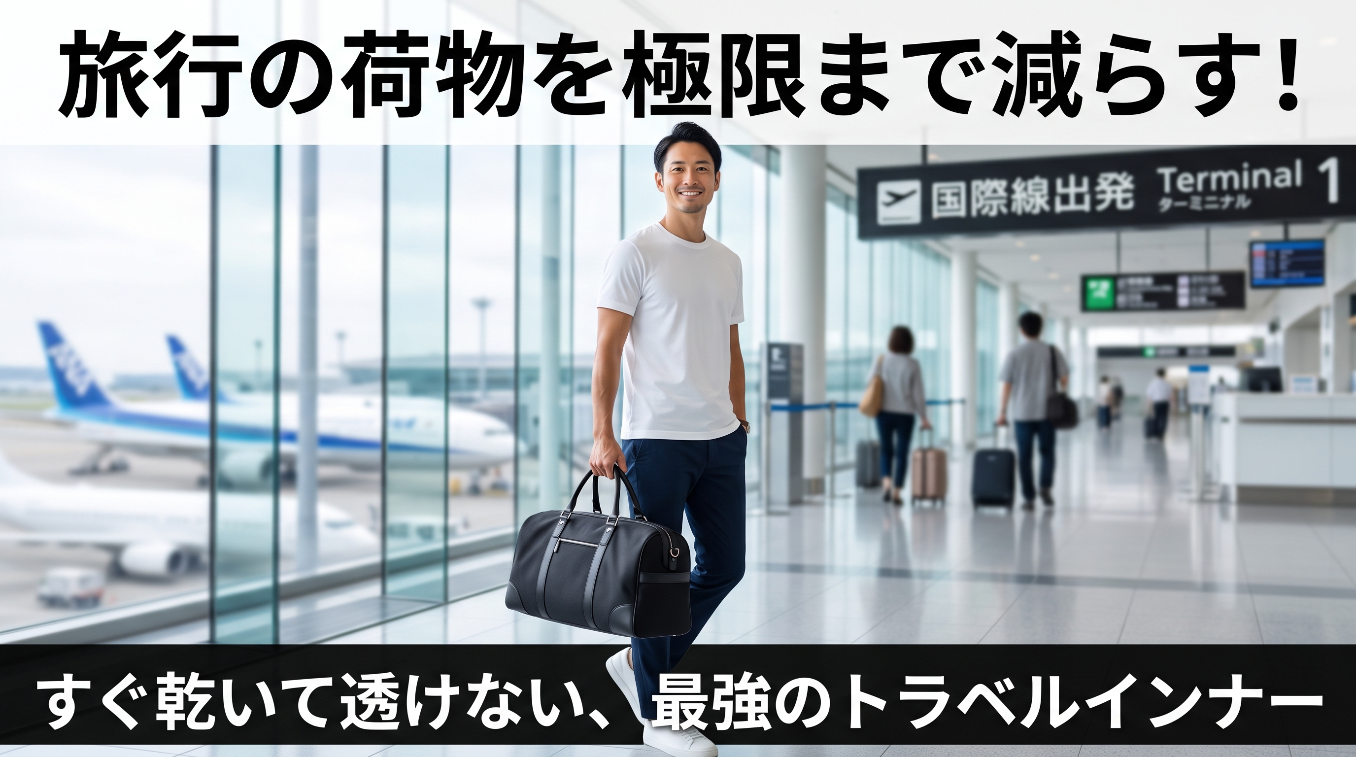 少ない荷物で旅行・帰省したい男性へ！すぐ乾いて透けない万能インナー活用法