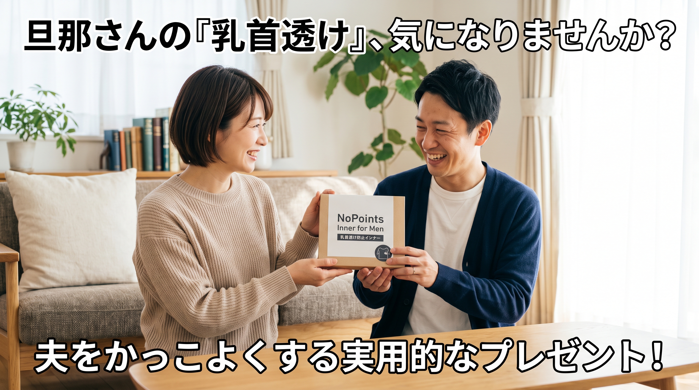 旦那さんのTシャツ姿、気になりませんか？夫へ贈る実用的で喜ばれるプレゼント