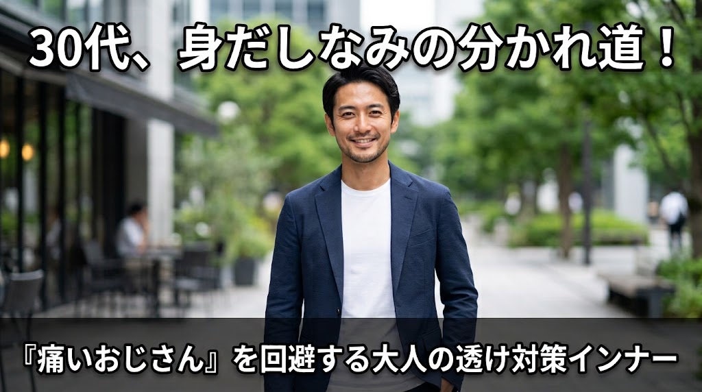 30代からの「痛いおじさん」を回避!清潔感を格上げする大人の夏インナー