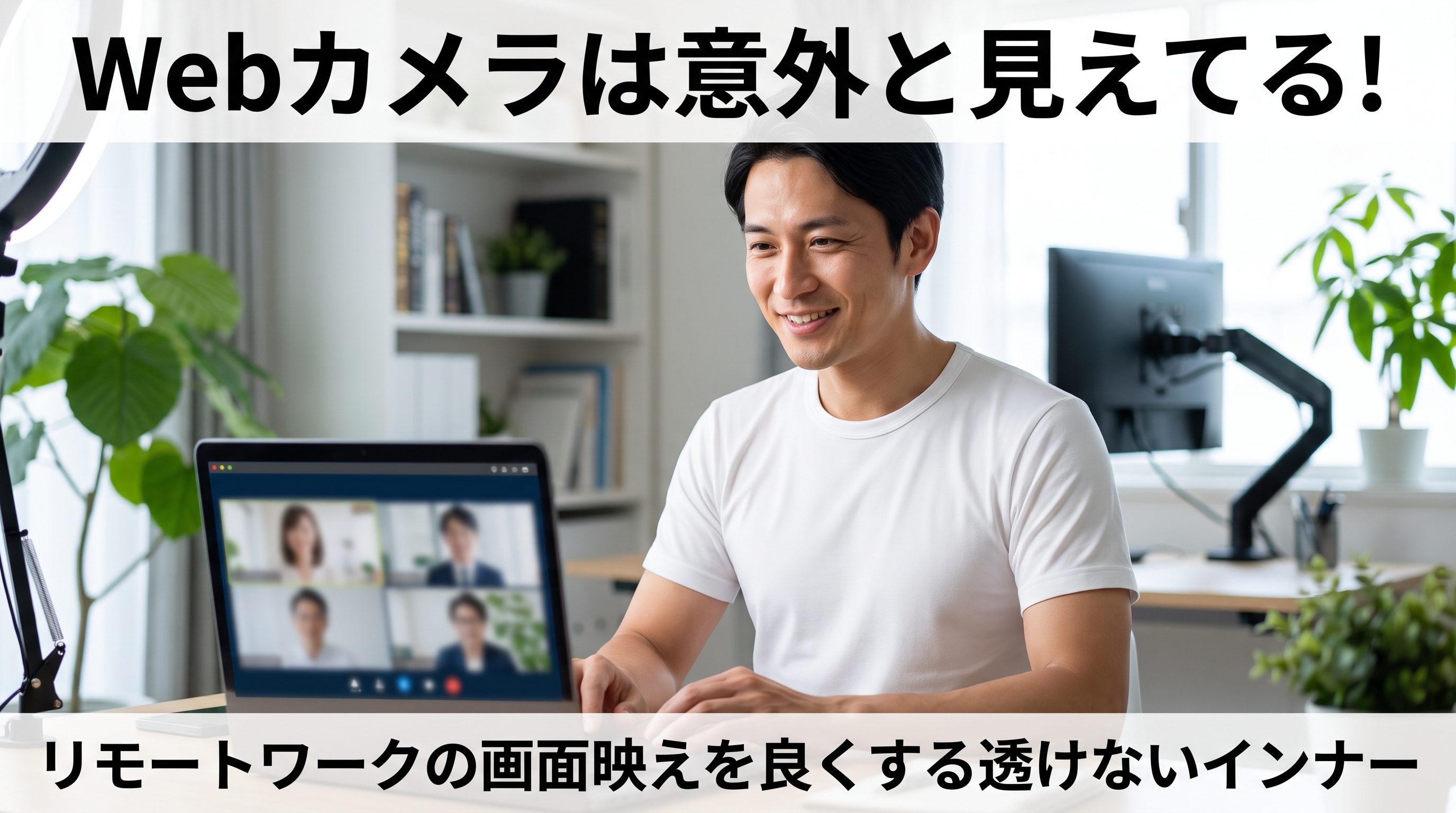 画面越しでも意外とバレる！？Web会議中の「胸元の透け・ポッチ」対策