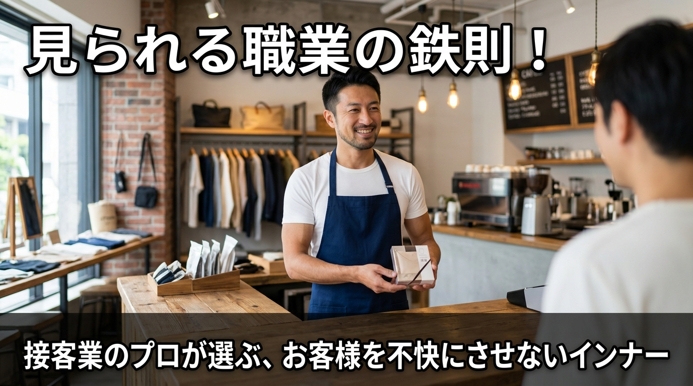 見られる職業だからこそ！接客業・アパレル店員の徹底すべきインナー選び