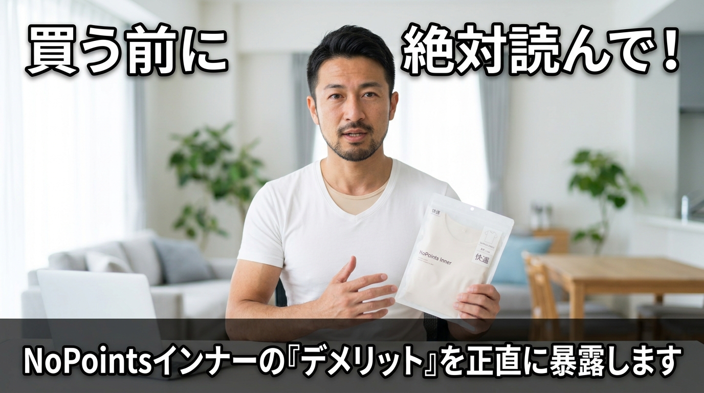 買う前に知っておきたい!NoPointsインナーの「デメリット」を正直レビュー