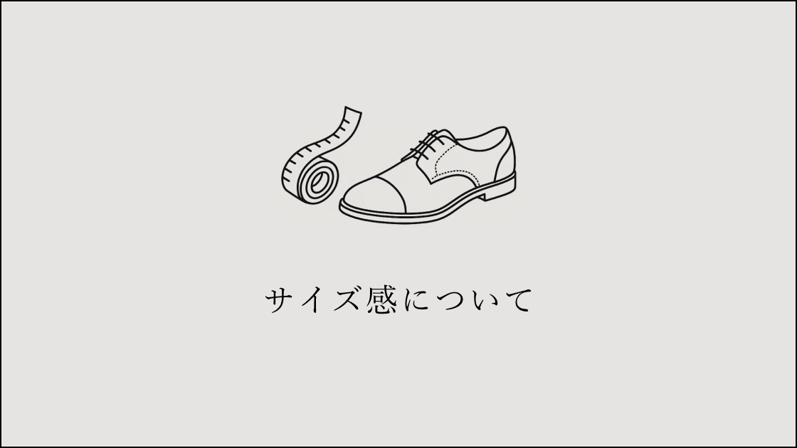 サイズ感について