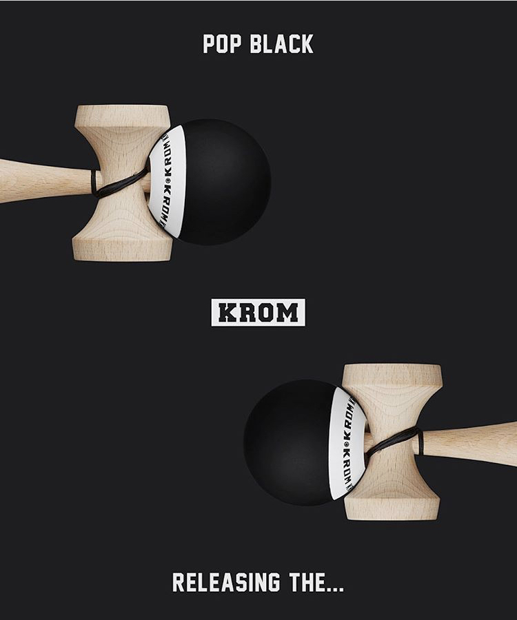 KROM POP BLACK 新色　発表