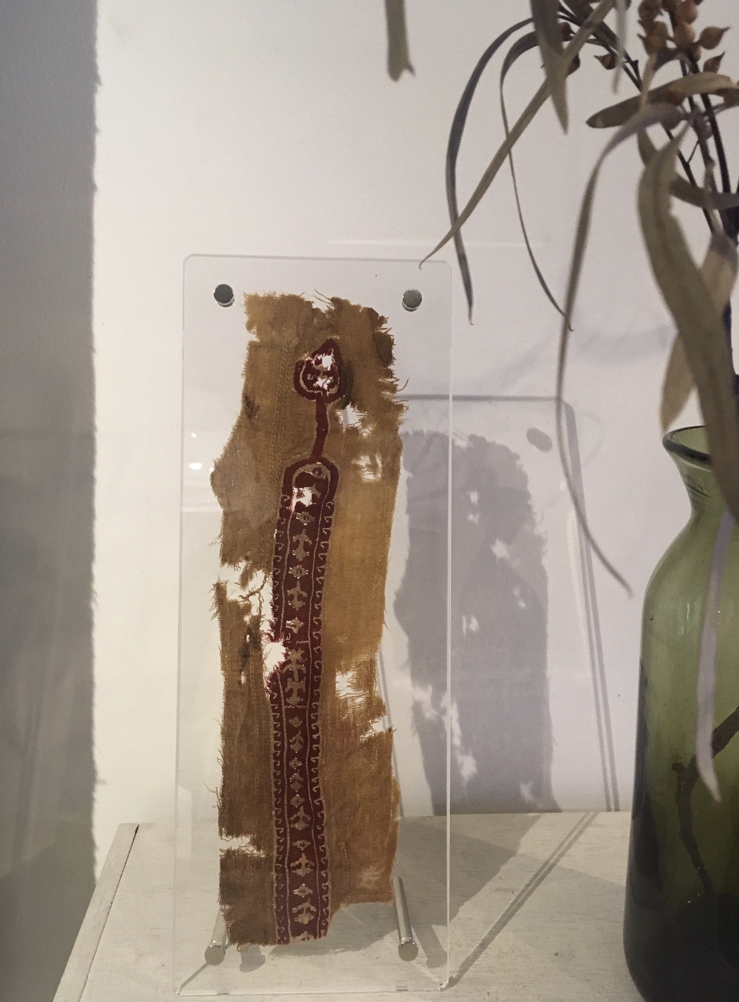 ● コプト古裂 アクリル額装品 /  - 蛇文様 -　