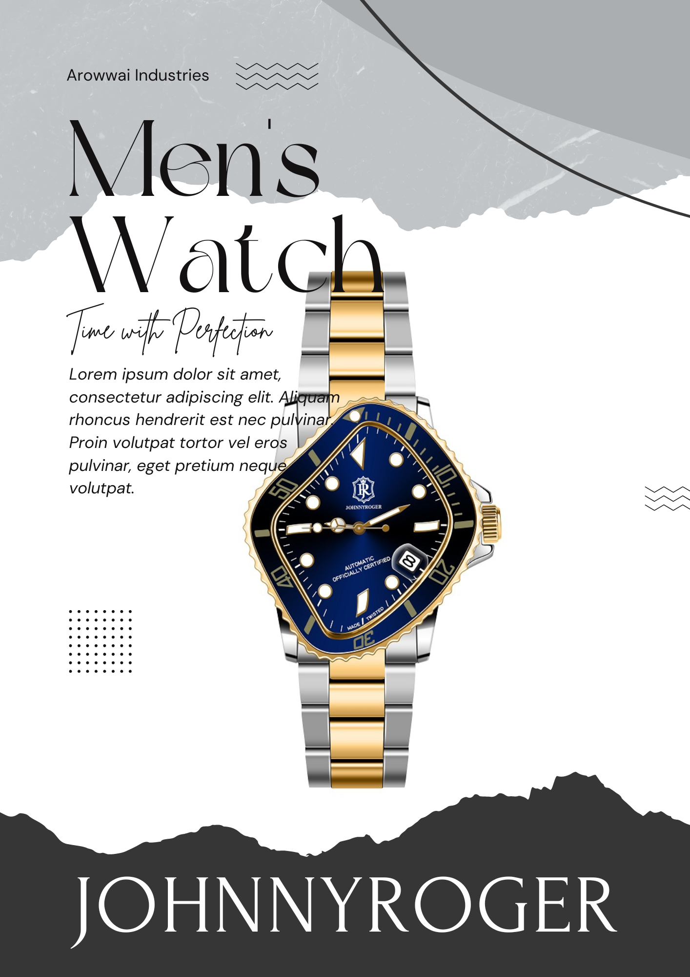 JOHNNYROGER TWISTED 腕時計 - 時を超えるスタイルと革新