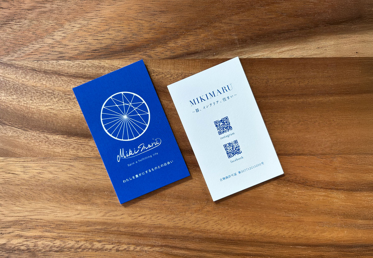 ショップカード制作事例｜MIKIMARU　様