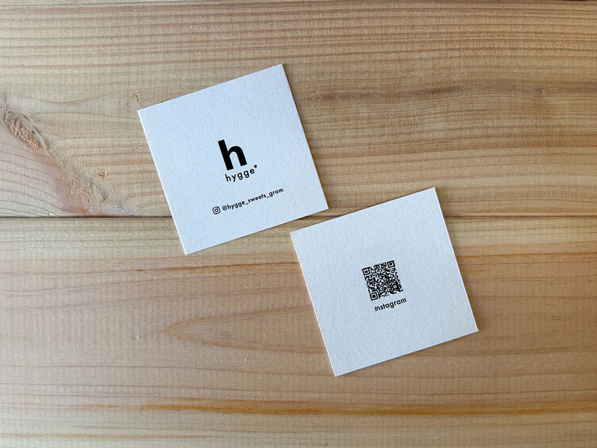 ショップカード制作事例｜hygge*　様