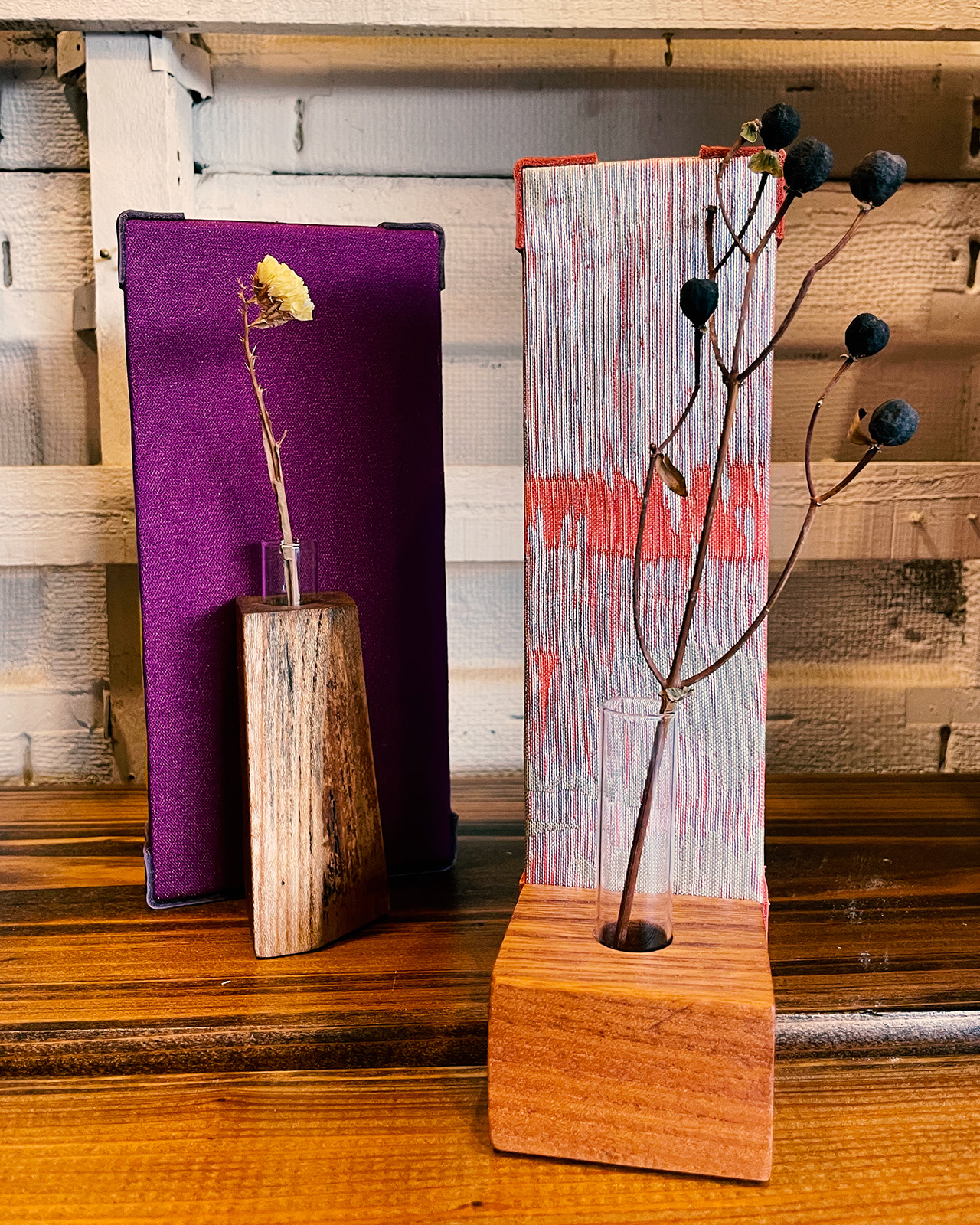 彩生 - iroha - 『 Fabric panel & Single flower vase 』