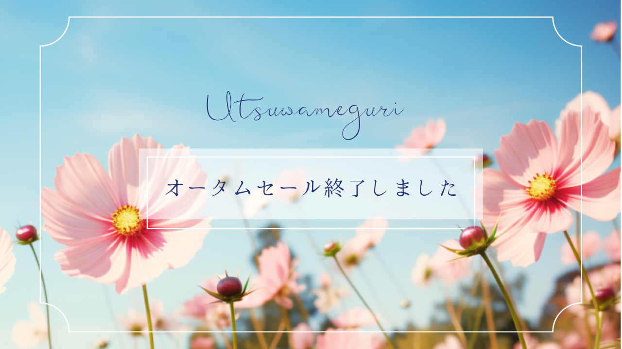 🍁 オータムセール終了しました🍁
