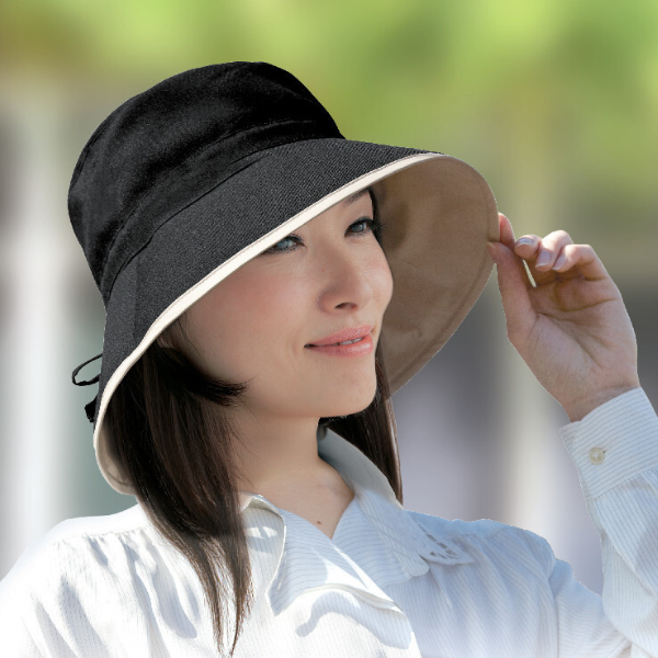 「晴雨兼用 UVリバーシブル帽子」を追加しました!
