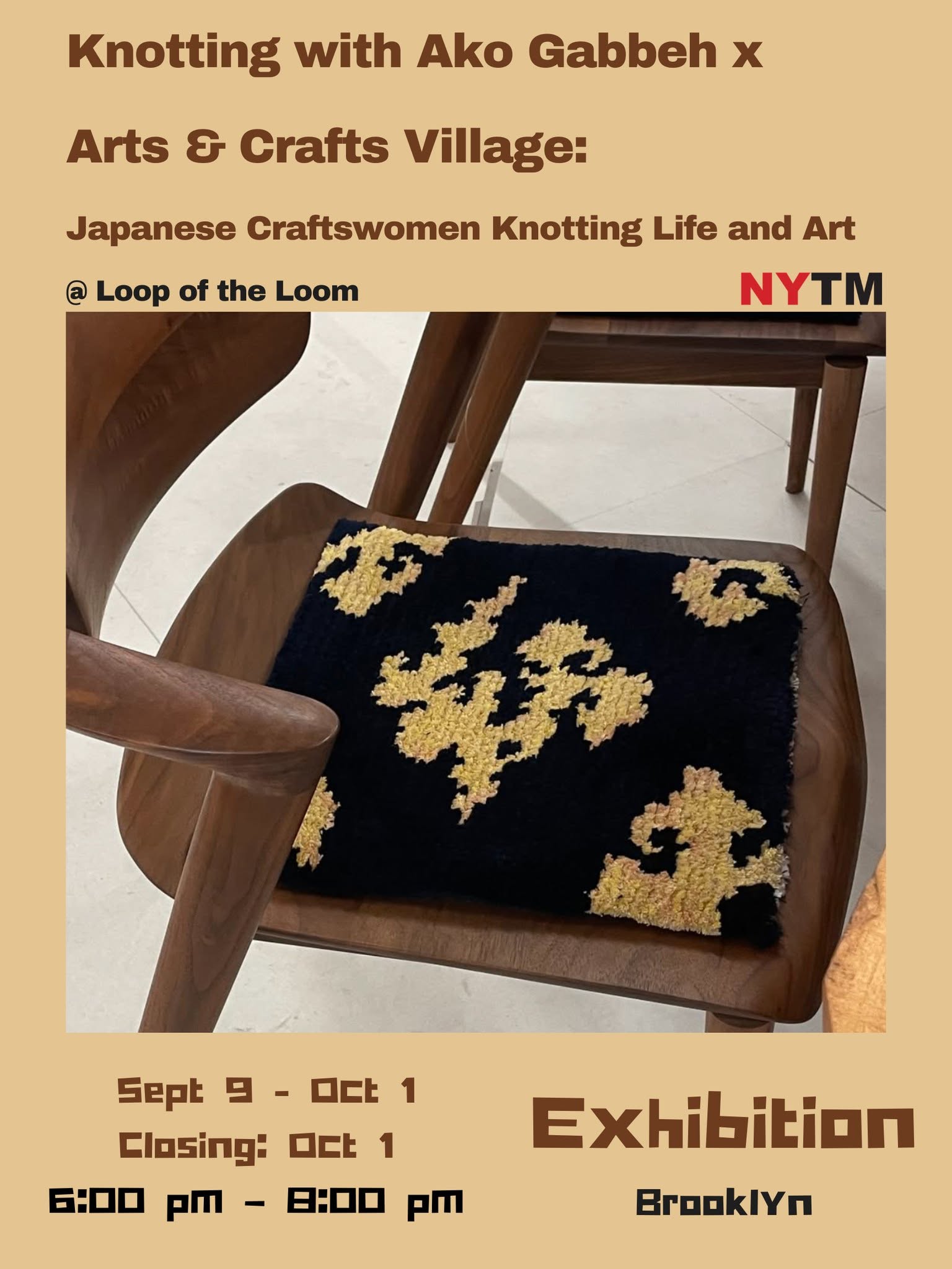 2026年9月9日〜10月1日 / NYC: Loop of the Loom