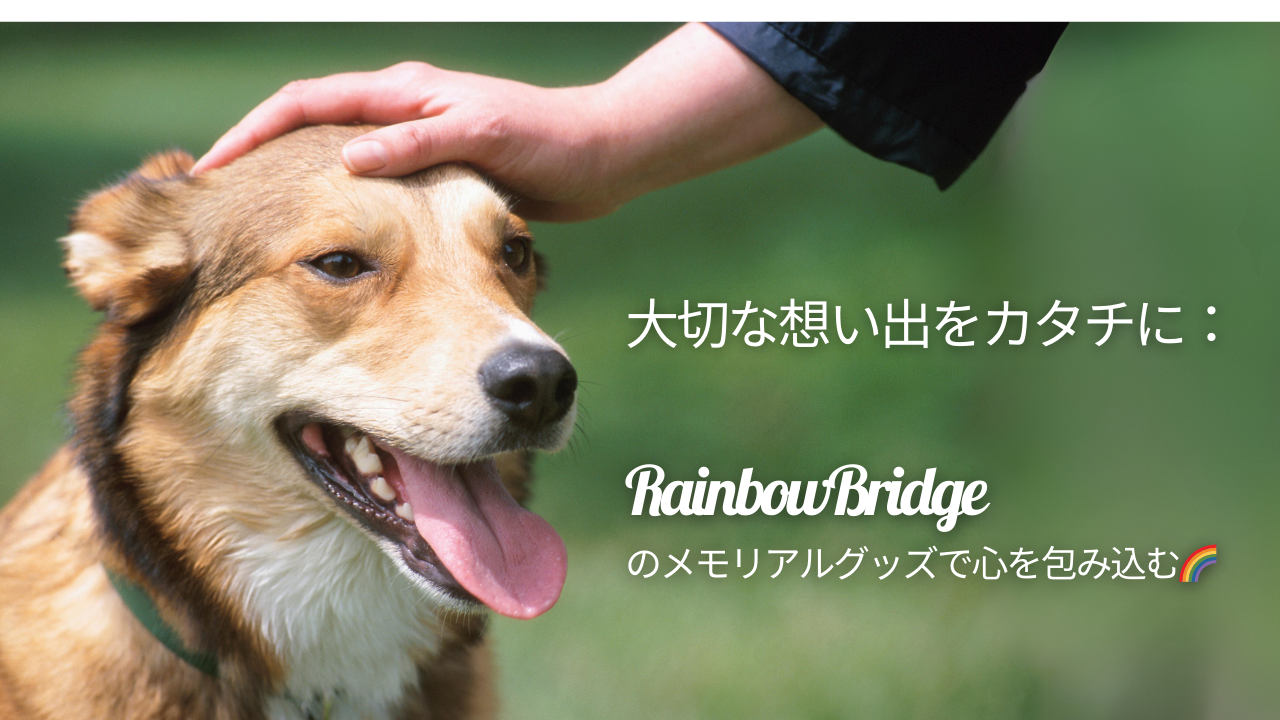 大切な想い出をカタチに：RainbowBridgeのメモリアルグッズで心を包み込む🌈