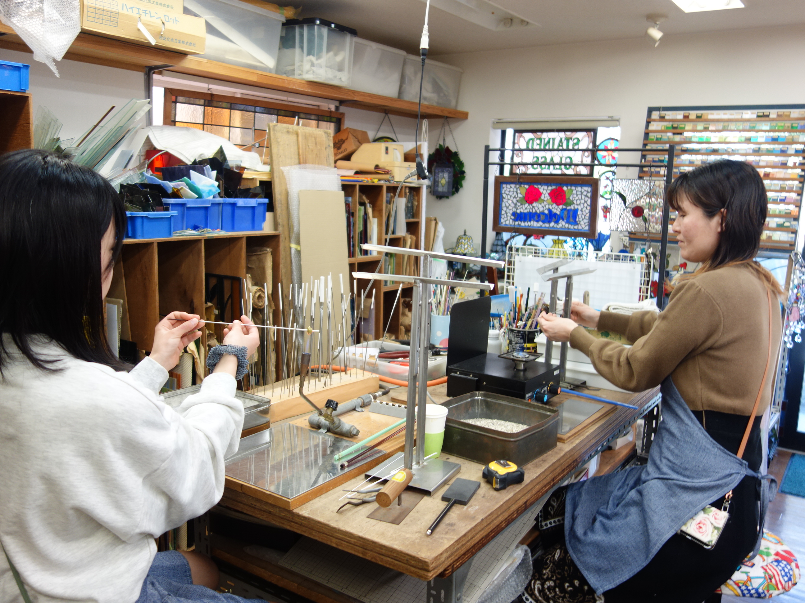 とんぼ玉体験教室！