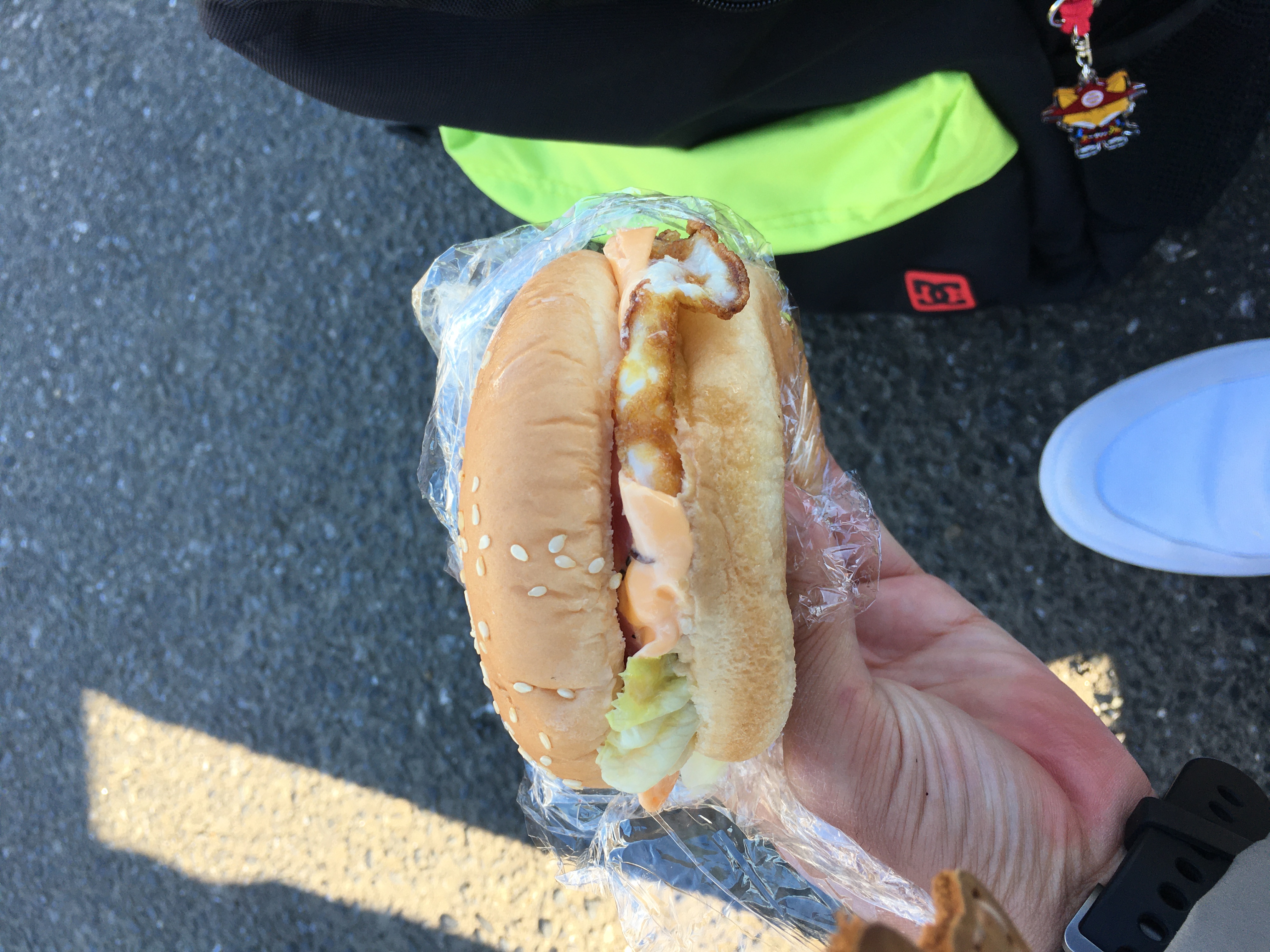 このハンバーガーが美味しいんですよ🍔