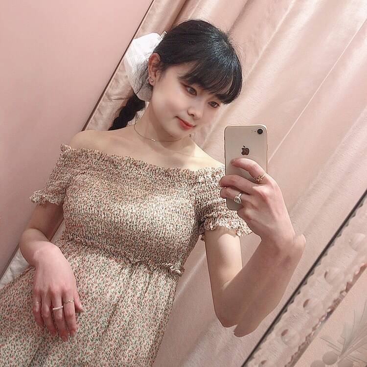 【staff】チューリップシフォンロングドレス💐 yuzu