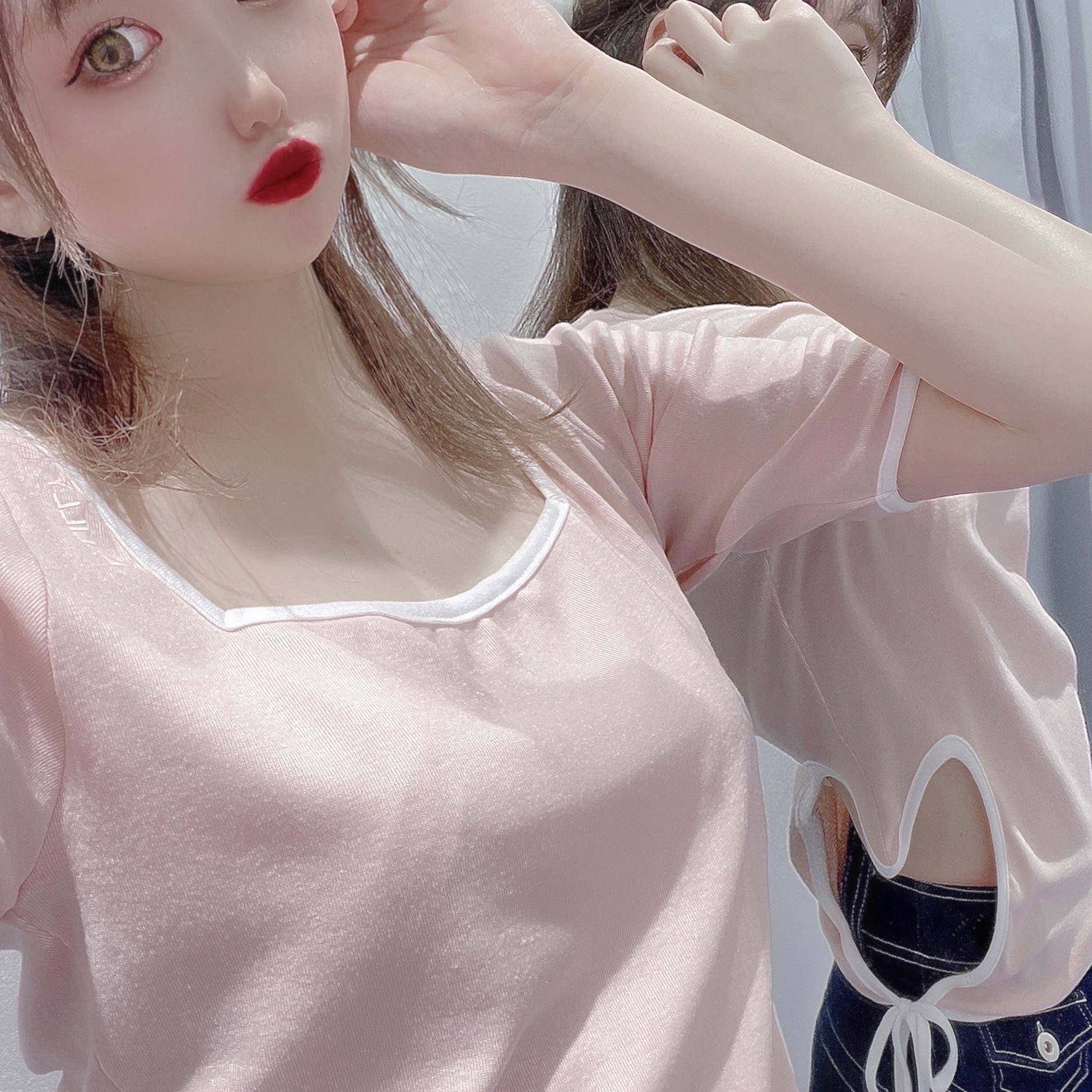 【staff】サイドハートトップス❤︎sayaka