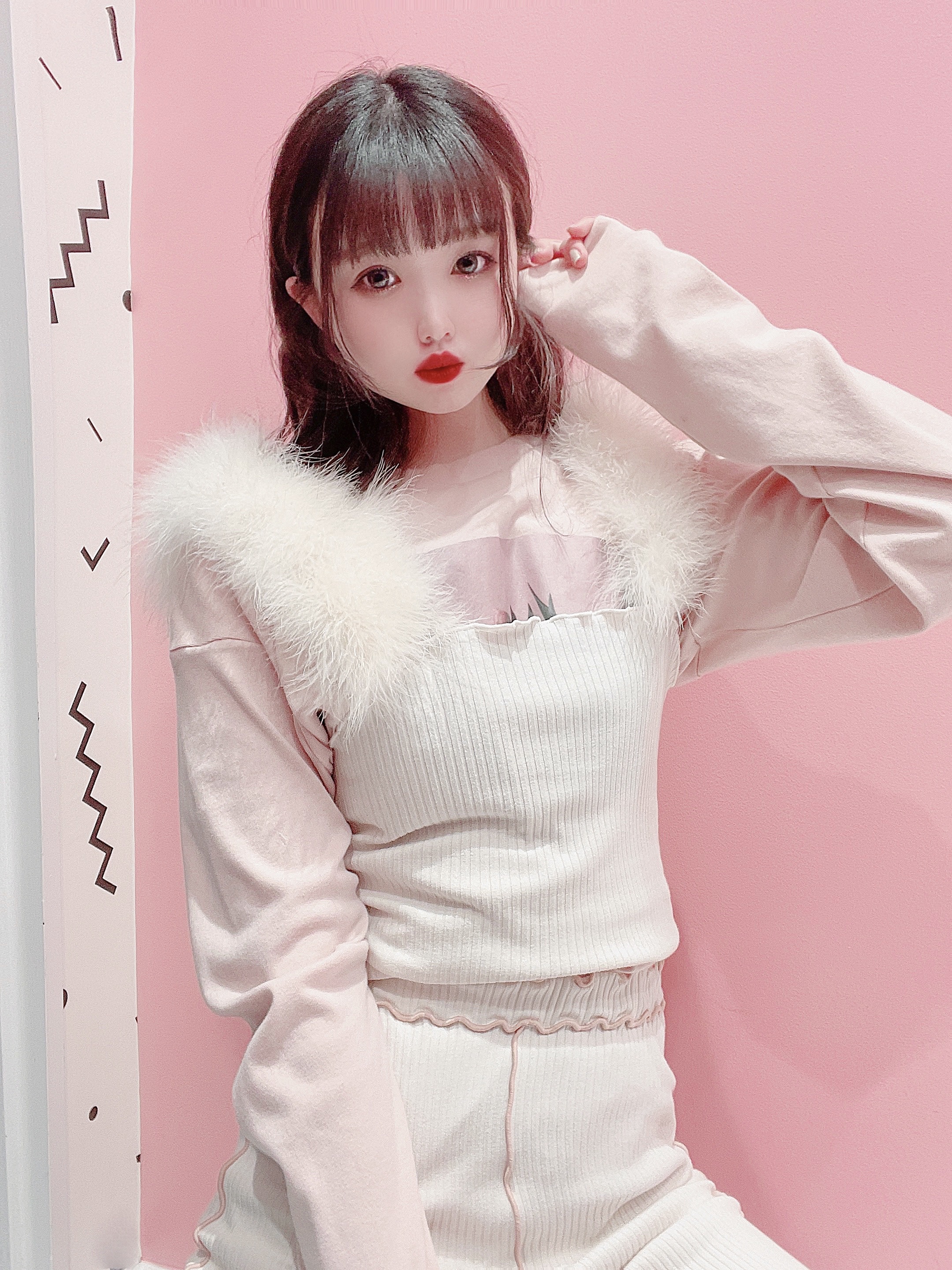 【staff】フェザーファーキャミトップス❤︎sayaka