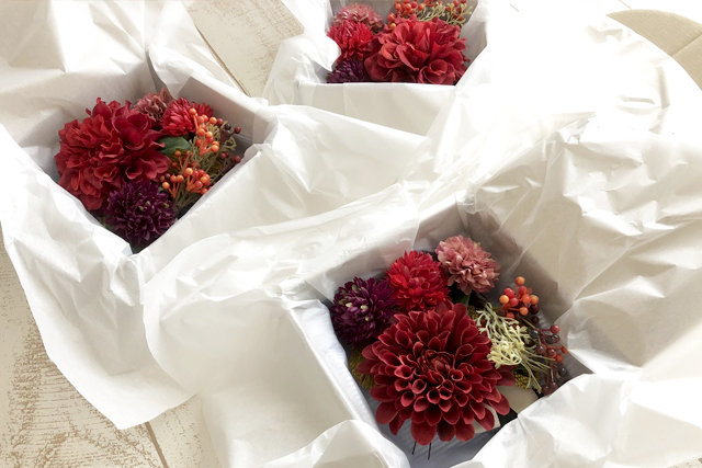 髪飾り・ヘッドドレスの梱包について