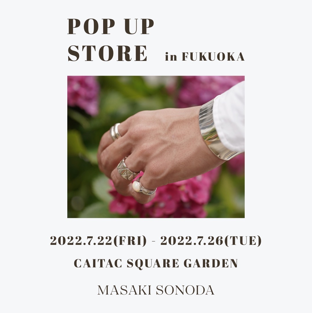 POP UP STORE in FUKUOKA 開催