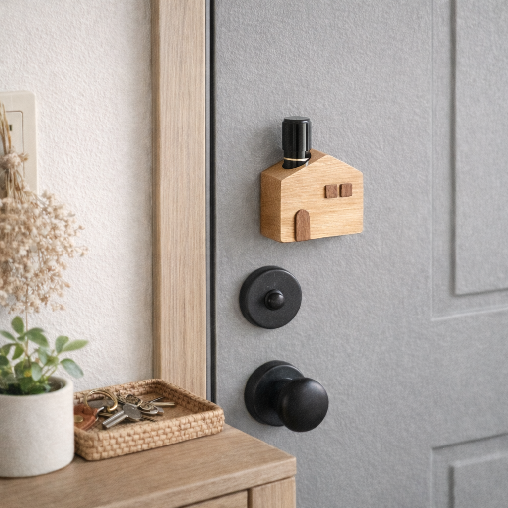 【LDK掲載】かわいい木のお家 印鑑スタンドについて