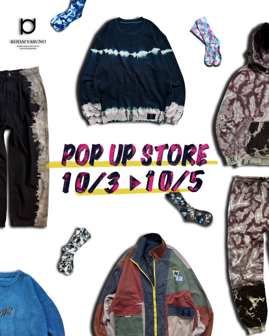 阪急うめだ本店POP UP&タイダイワークショップイベント開催!