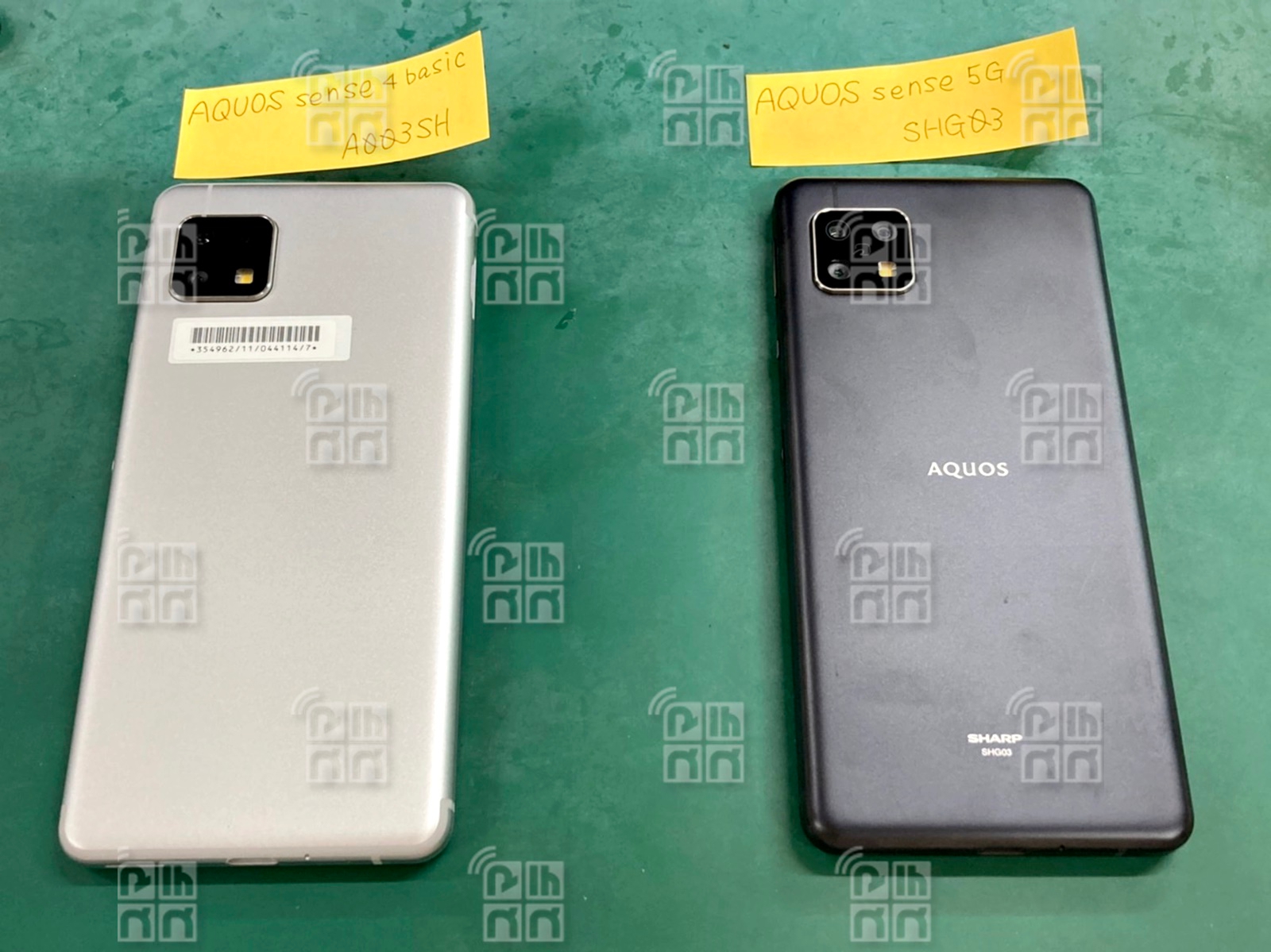【分解】AQUOS sense4 basicとAQUOS sense 5G中身比べてみた