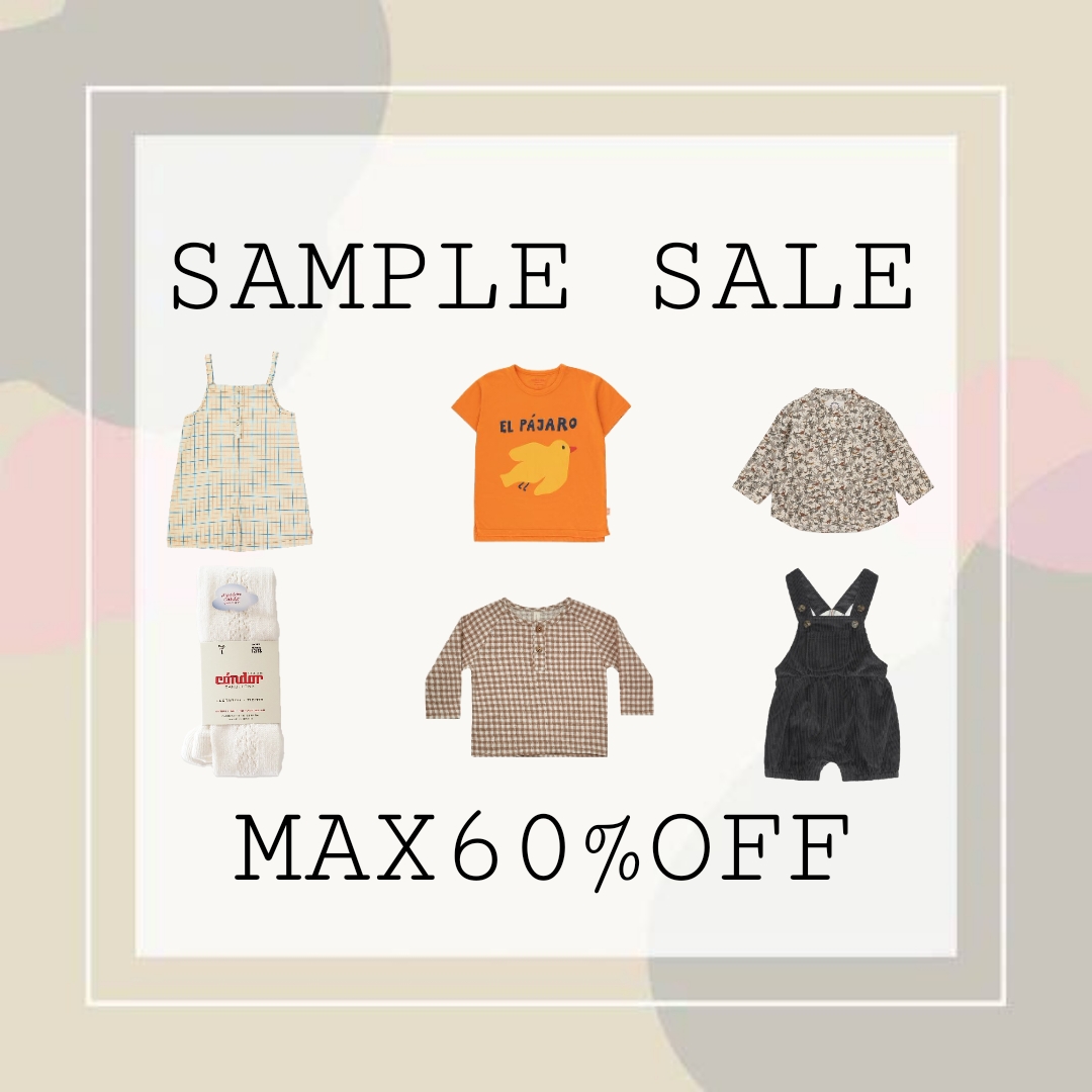 【MAX60%OFF】SAMPLE SALE