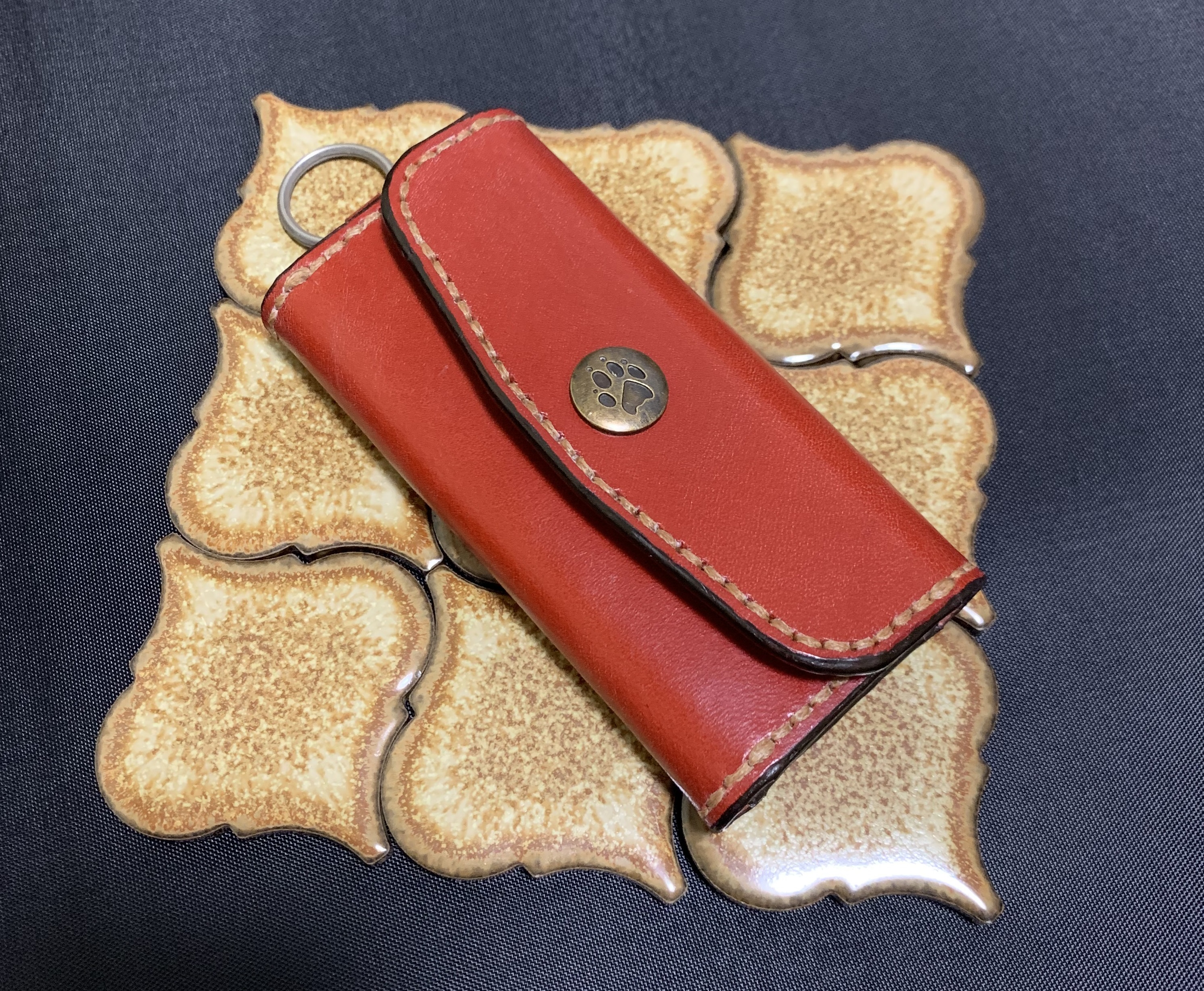レザークラフト製作記(キーケース)後篇