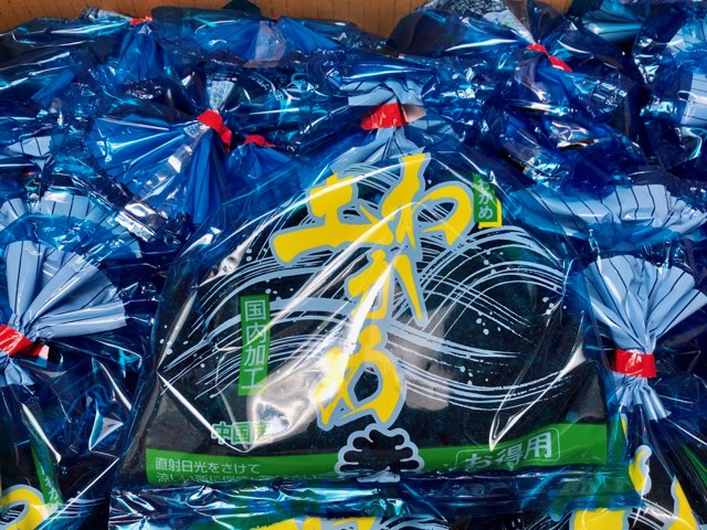 生わかめ 中国産 220g【国内加工】
