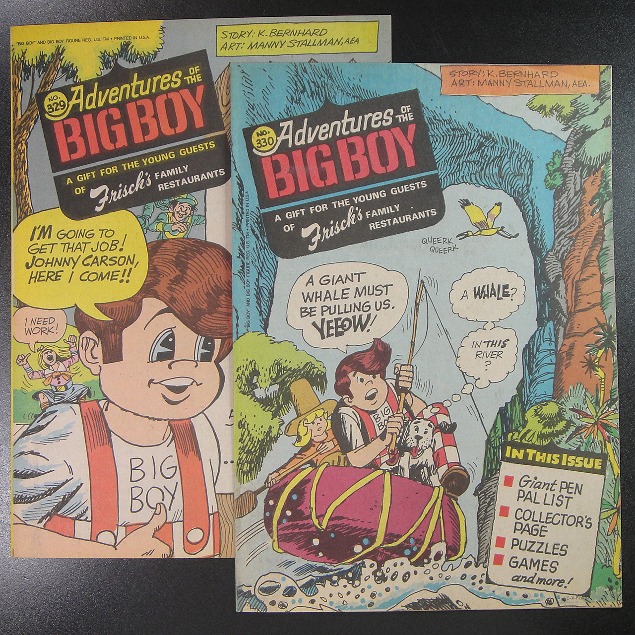 ８０’ｓアメリカンレストラン ビッグ ボーイの冒険コミック