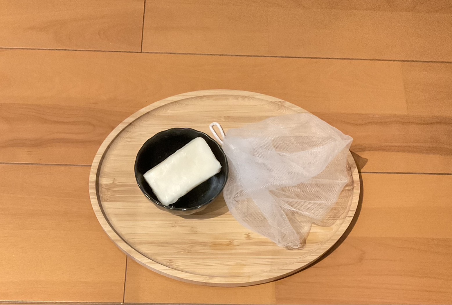 6週間熟成させたキャスティール石けん