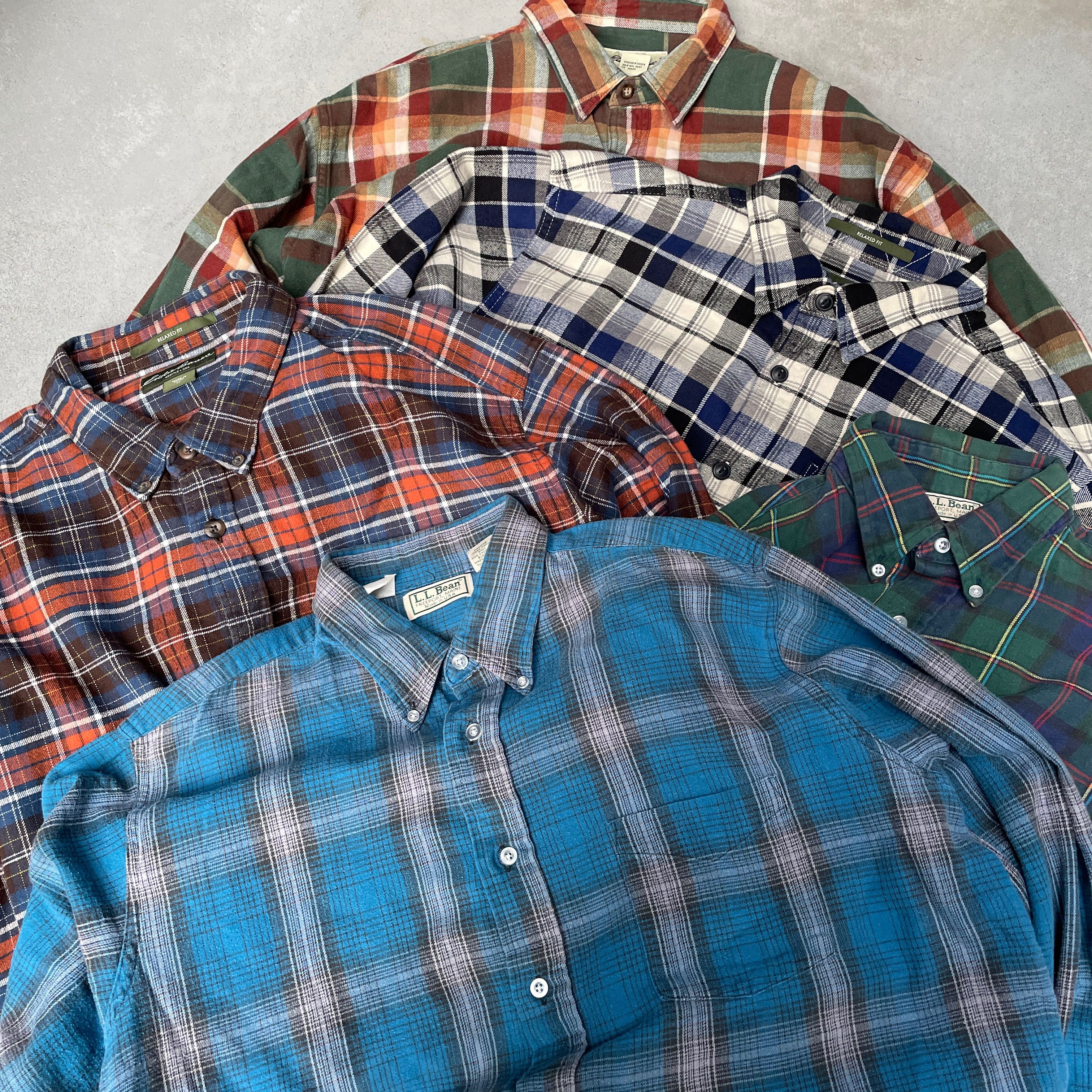L.L.Bean、Eddie Bauer、WOOLRICH ネルシャツ 大量入荷しました！
