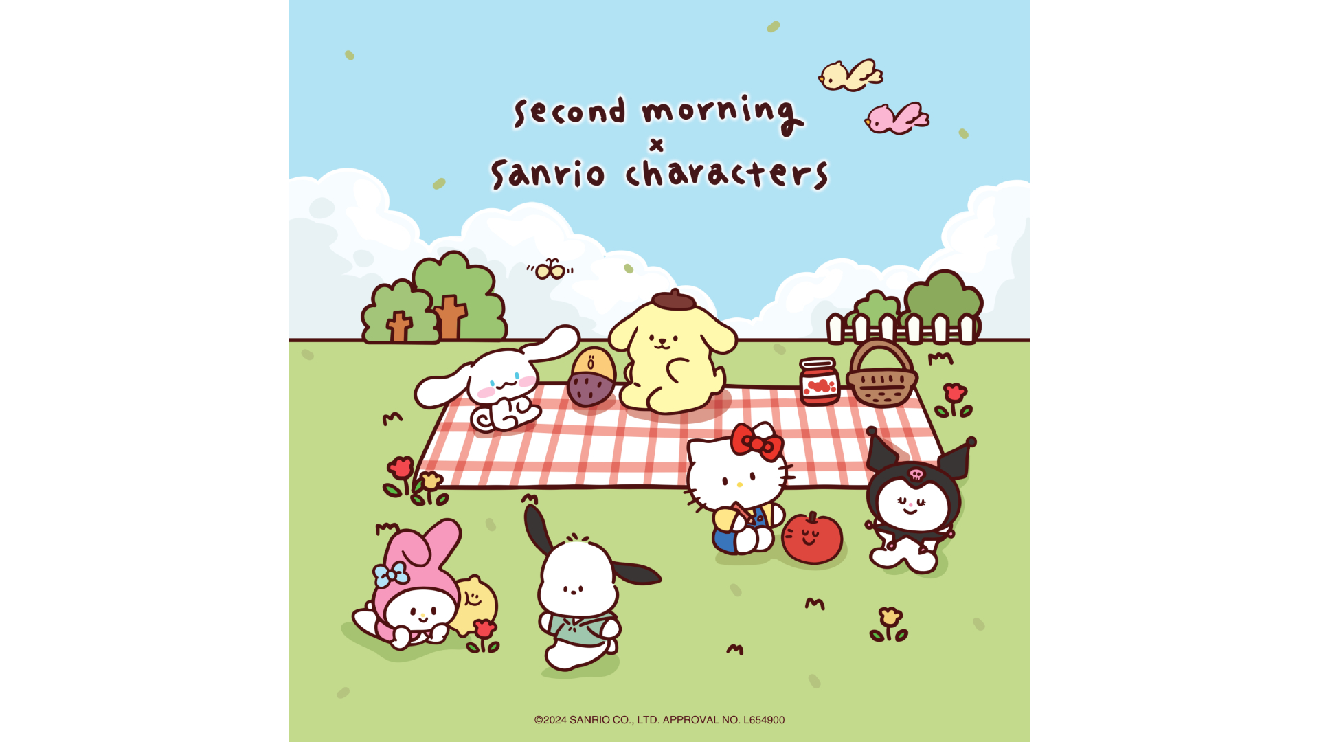 韓国雑貨ブランド“second morning”とサンリオキャラクターズが夢のコラボ！