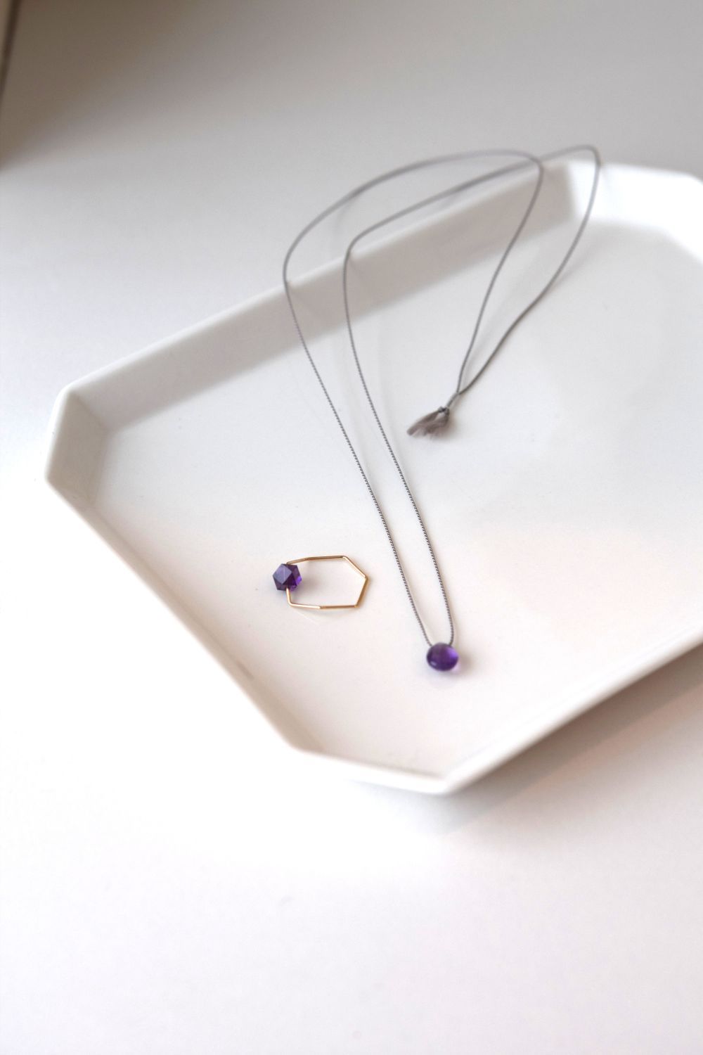 2月 アメジストのアクセサリー