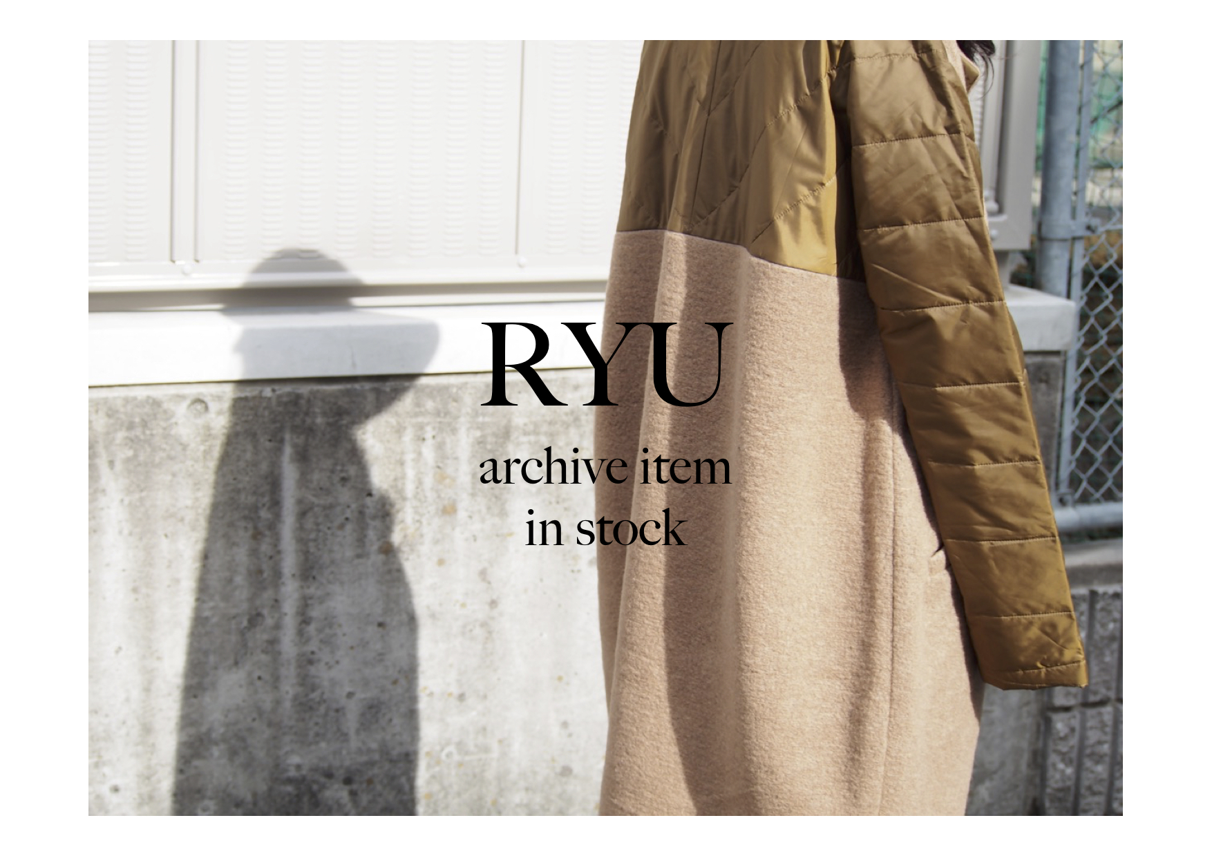 【recommend & photo update】"RYU"  archive item.