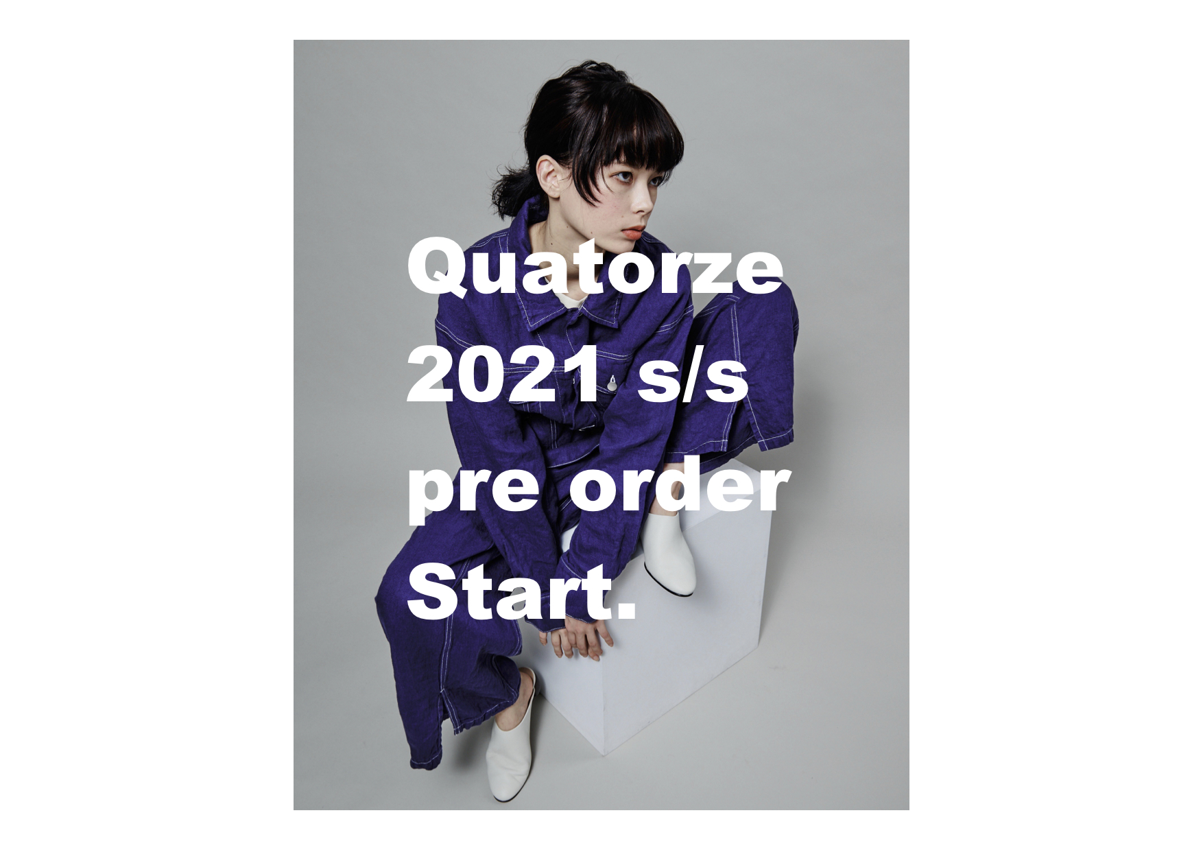 【webshop update】Quatorze 2021 S/S collection item 