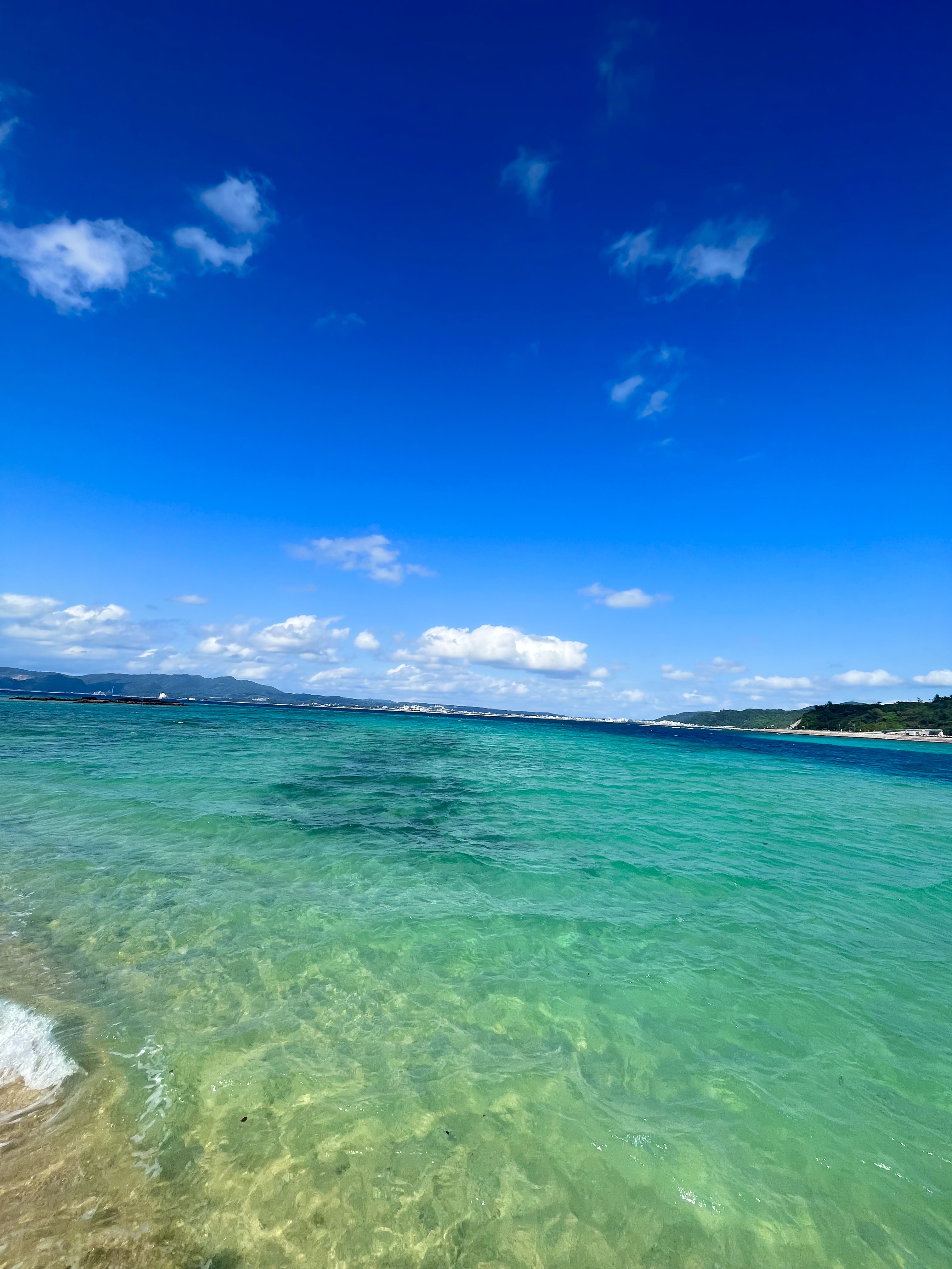 清々しいほどに青い海😆‼️
