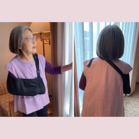 【お客さまの声】腕を骨折した母もラクに服を着ることができました👩‍🦳🚑