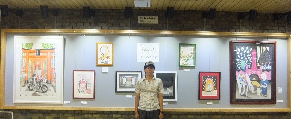 札幌地下鉄「琴似駅」メトロギャラリーでの展示
