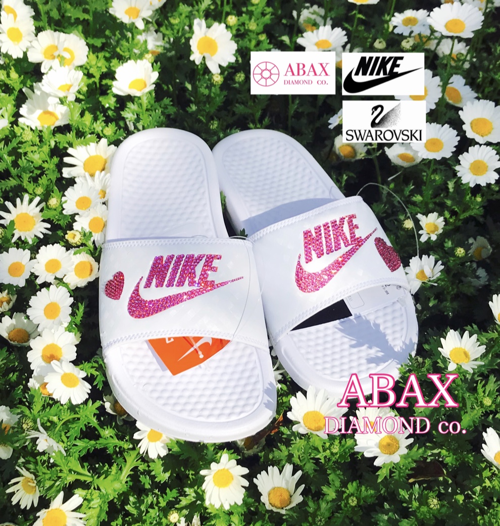 NIKEベナッシ×swarovskiデコレーション