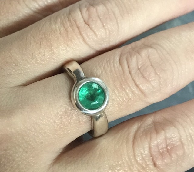 趣味製作物・エメラルドの指輪