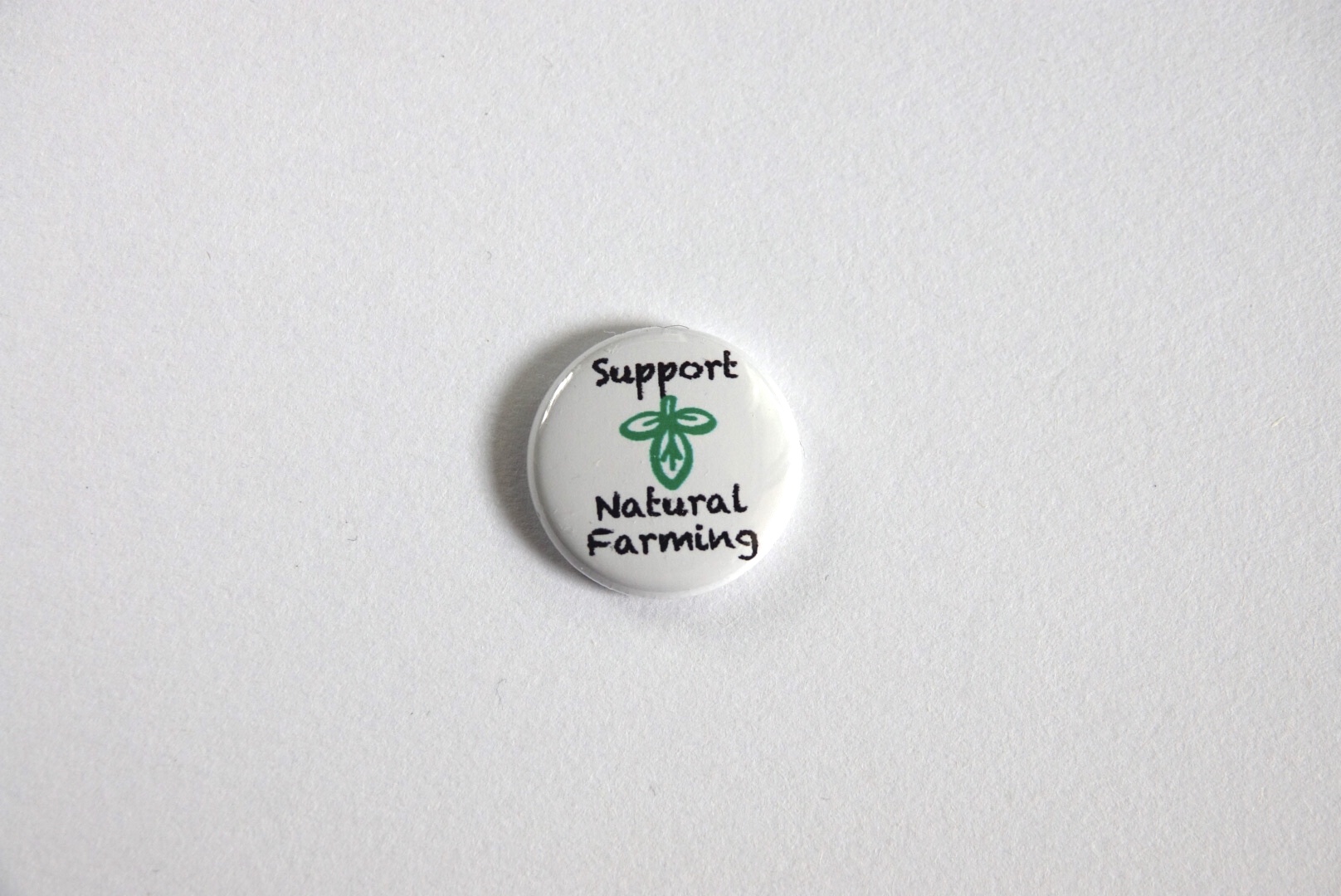 Support Natural Farming 25mm 缶バッジ 販売開始！