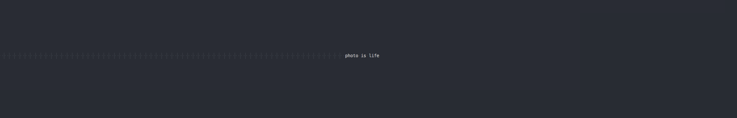 photo is life