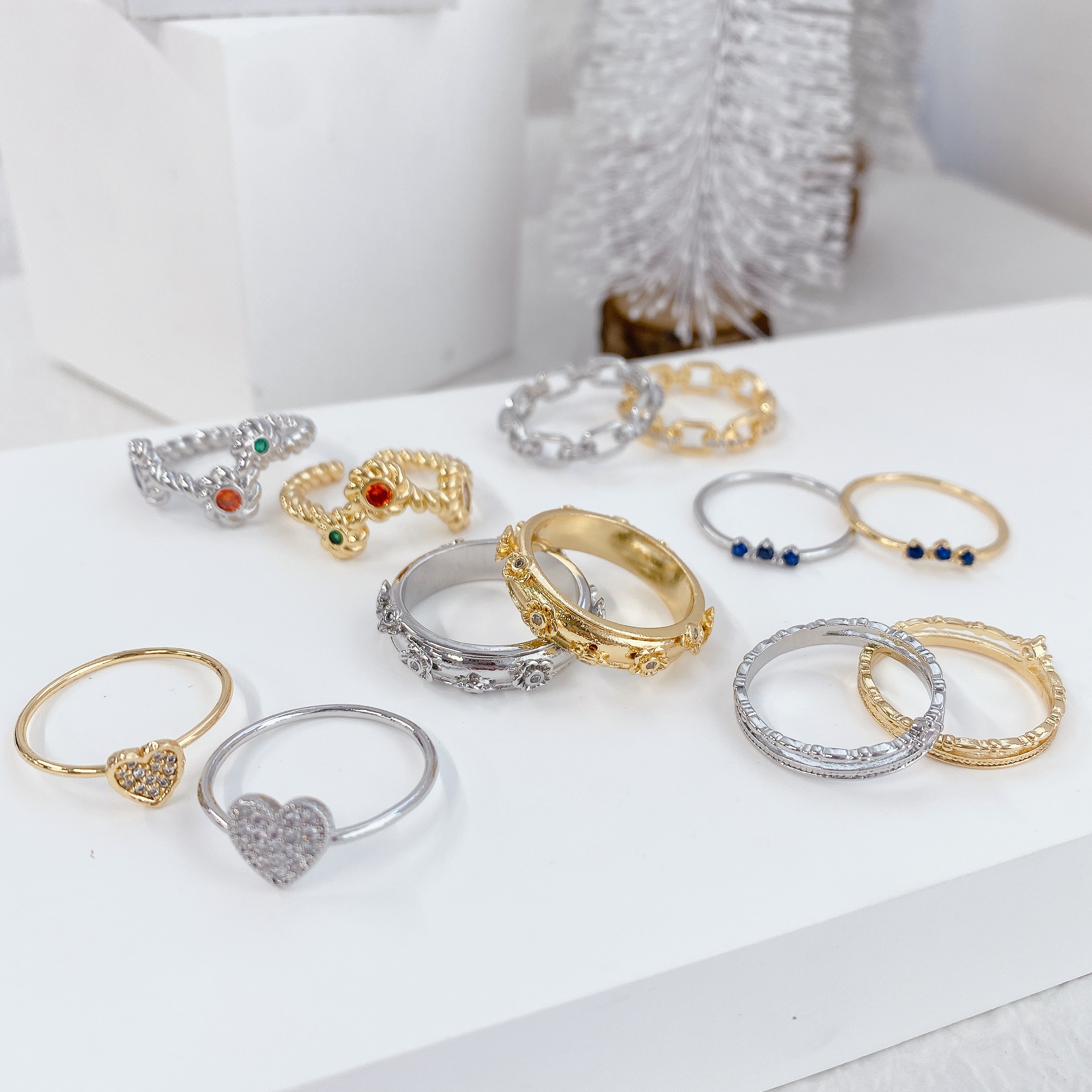 クリスマスギフトにもおすすめ🎁煌めくリングコレクション✨