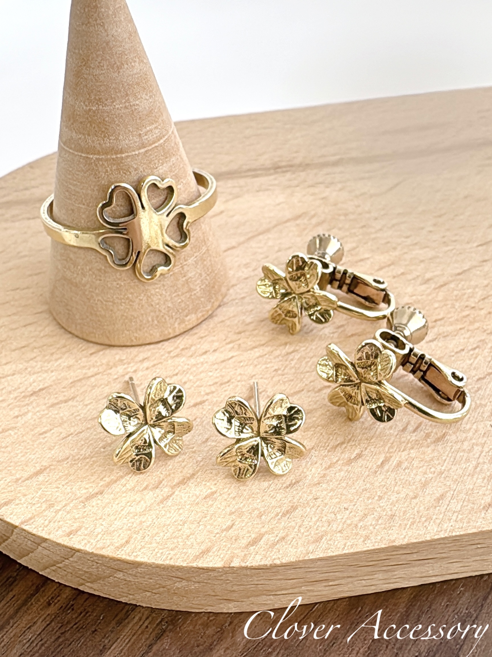 幸せを呼ぶクローバーアクセサリー🍀