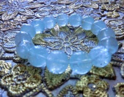 お客様のご感想☆アクアマリンのブレスはキラキラパワー